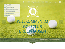 Tablet Screenshot of gc-brueckhausen.de